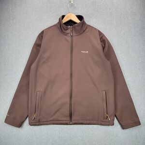 Regatta Softshell Jacket Mens XXL Brown Water Repellent Wind Resistant Outdoor